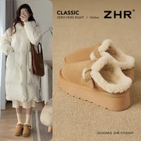 【雪地靴合集59元起】ZHR雪地靴加绒保暖毛毛靴短靴 37