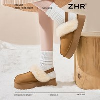 【雪地靴合集59元起】ZHR雪地靴加绒保暖毛毛靴短靴 40