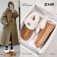 【雪地靴合集59元起】ZHR雪地靴加绒保暖毛毛靴短靴 40