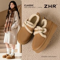 【雪地靴合集59元起】ZHR雪地靴加绒保暖毛毛靴短靴 39