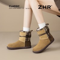 【雪地靴合集59元起】ZHR雪地靴加绒保暖毛毛靴短靴 35