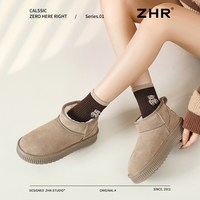 【雪地靴合集59元起】ZHR雪地靴加绒保暖毛毛靴短靴 36