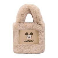 阪织屋 迪士尼毛绒手提包小拎包女式2025新款秋冬毛毛包毛茸茸米奇
