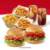 必胜客 汉堡双人餐（7件套）