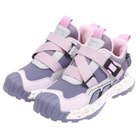 探路者（TOREAD）旗舰 儿童运动鞋男女中大童鞋春秋款户外加绒徒步鞋 浅粉紫色 3