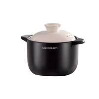 Velosan 温仑山砂锅炖锅盅汤锅焖烧锅高烧不裂煮锅4L