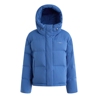 冰洁 BENGENBINJORA 25冬短款连帽羽绒服女95白鸭绒防风泡芙羽绒服J5400DI20D 睿奢蓝 XL (175) 94A(65-75kg) 拍小一码