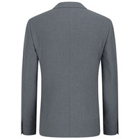 雅戈尔（YOUNGOR）西服男229款两粒单排扣后中开衩商务西服套西上衣 灰色