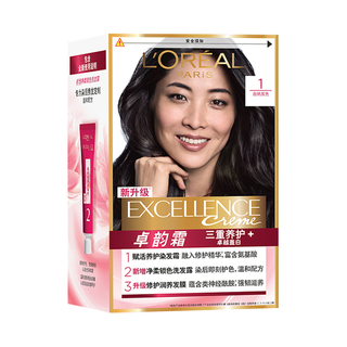  L'OREAL PARIS/巴黎欧莱雅 三重养护 护发染发霜  #4.35金红褐棕