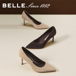  BeLLE/百丽 真皮 女士高跟鞋