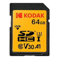  Kodak/柯达 支持高清4K画质 SD存储卡  64GB