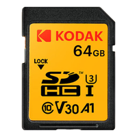 Kodak/柯达 高速 SD存储卡+二合一读卡器 64GB