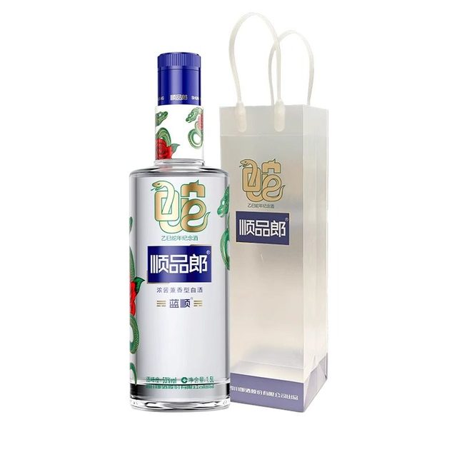 88VIP：郎酒 顺品郎蓝顺乙巳蛇年纪念酒 53%vol 兼香型白酒 1.5L*1瓶