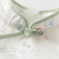 戴维贝拉女童网纱半裙套装秋装女童中国风汉服印花两件套