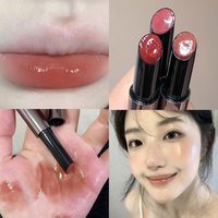 清透感真的易如反掌!水光感低饱和素颜口红水润唇膏固体唇蜜