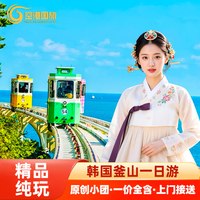 韩国釜山一日游精品小团天空胶囊小火车海岸列车青沙浦快游艇旅游