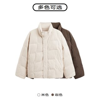 GXG男装 时尚宽松休闲保暖通勤立领棉衣短款棉服夹克外套