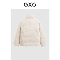 GXG男装 时尚宽松休闲保暖通勤立领棉衣短款棉服夹克外套