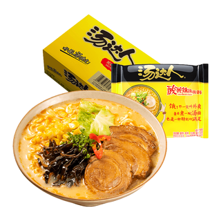 Uni-President统一 汤达人 酸酸辣辣豚骨面 袋装 泡面 方便面 130g*18袋/箱
