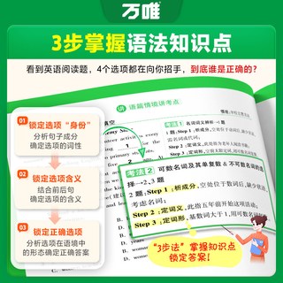 万唯教育 2025中考英语语法全解专项训练 初中七八九年级