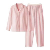 蕉内棉棉301H自带胸垫睡衣女夏季短袖带杯防凸点纯棉月子服家居服