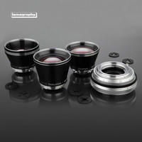LOMOGRAPHYLomography Neptune Convertible 尼普顿一组三镜镜头组合 银色镜头座 尼康 F卡口