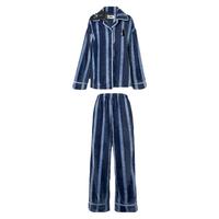tbh野兽派家居都市野兽黑豹法兰绒家居服套装可外穿冬季睡衣*