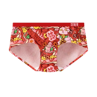 森马内裤女纯棉100%棉裆红色三角裤本命年属蛇年2026新年/1条装 日进斗金-款式3 L