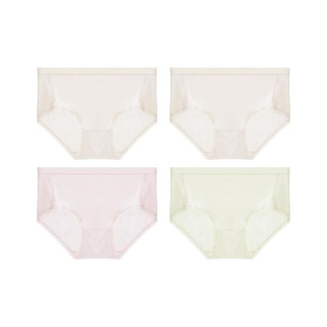 雅黛俪 莫代尔女士内裤透气纯棉底裆三角裤夏季薄款无痕不夹臀短裤