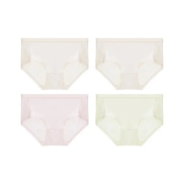 雅黛俪莫代尔女士内裤透气纯棉底裆三角裤夏季薄款无痕不夹臀短裤