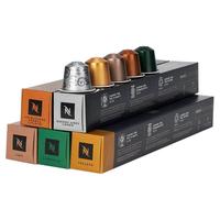NESPRESSO 瑞士原装进口美式浓缩黑咖啡套装50颗装