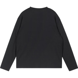 Dickies 长袖t恤男宽松圆领2潮流百搭打底衫简约字母印花上衣DK0A886A 黑色 M