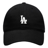 美职棒（MLB）帽子 男帽女帽软顶刺绣棒球帽休闲运动鸭舌帽3ACP66/77 洛杉矶道奇队/黑色/77 F