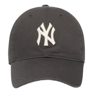 美职棒（MLB）帽子 男帽女帽软顶刺绣棒球帽休闲运动鸭舌帽3ACP66/77 纽约洋基队/炭灰色/66 F