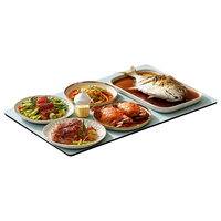 美的（Midea）折叠暖菜板 2025石墨烯速热饭菜加热板 家用多功能保温板 加热杯垫热牛奶HBU8045FZ Pro