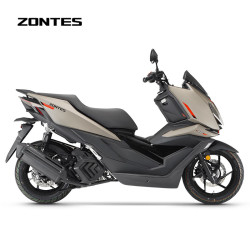 升仕 2026 升仕150X踏板摩托车国四单缸水冷150cc 哑光棕