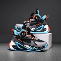 男童鞋冬季2024加绒篮球鞋中大童女孩轻便时尚运动鞋加厚保暖