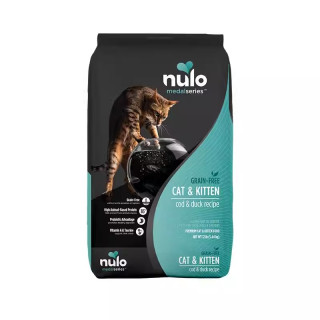 Nulo 诺乐进口无谷低脂通用益生菌高蛋白鲜肉宠物全价幼猫成猫粮12磅≈5.44kg