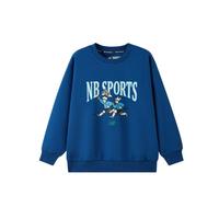 New Balance NB童装男女儿童2025年秋时尚休闲印花透气套头圆领卫衣