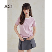 A21 2024新款短袖T恤女时尚百搭显瘦上衣打底衫