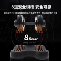 AtivaFit爱体飞哑铃快速可调节家用器材男女通用练手臂肌肉5kg25kg 20kg*2/黑色Pro版(一对总重80斤)