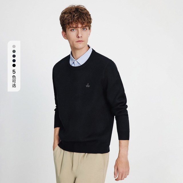 navigare 意大利小帆船假两件针织衫男毛衣