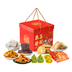 泸溪河 源头直发 糕点礼盒  醒狮迎财礼盒1230g 1230g