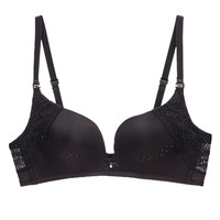 欧迪芬 内衣女无钢圈舒适文胸性感蕾丝聚拢洞洞杯透气胸罩