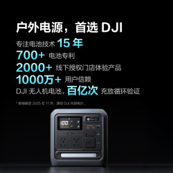 大疆 Power 1000 Mini 户外移动电源 （1008Wh、100W)