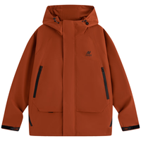 PPGE麒麟三合一冲锋夹克防风防泼水户外登山衣服男女同款徒步夹克外套 麒麟红软壳 L