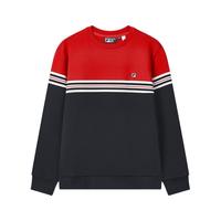 FILA 斐乐男子套头卫衣2025冬时尚休闲舒适纯棉针织上衣 传奇蓝-NV 185/104A/XXL