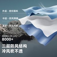 探路者软壳衣外套男HIMEX防风雨CORDURA登山服