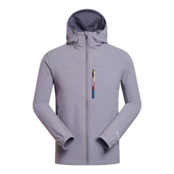 萨洛蒙 男款 户外运动休闲透气防泼水软壳外套 ERGON PRO SOFTSHELL JKT 紫灰色 C30109 L