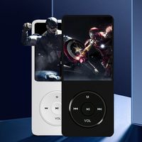 版mp3播放器随身听mp4音乐英语小型mp5插卡式小巧便携式 外放 红色【送耳机/保护套/OTG/挂绳】